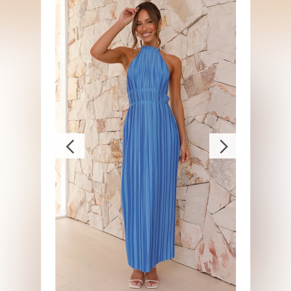 Frances Maxi Dress - Blue